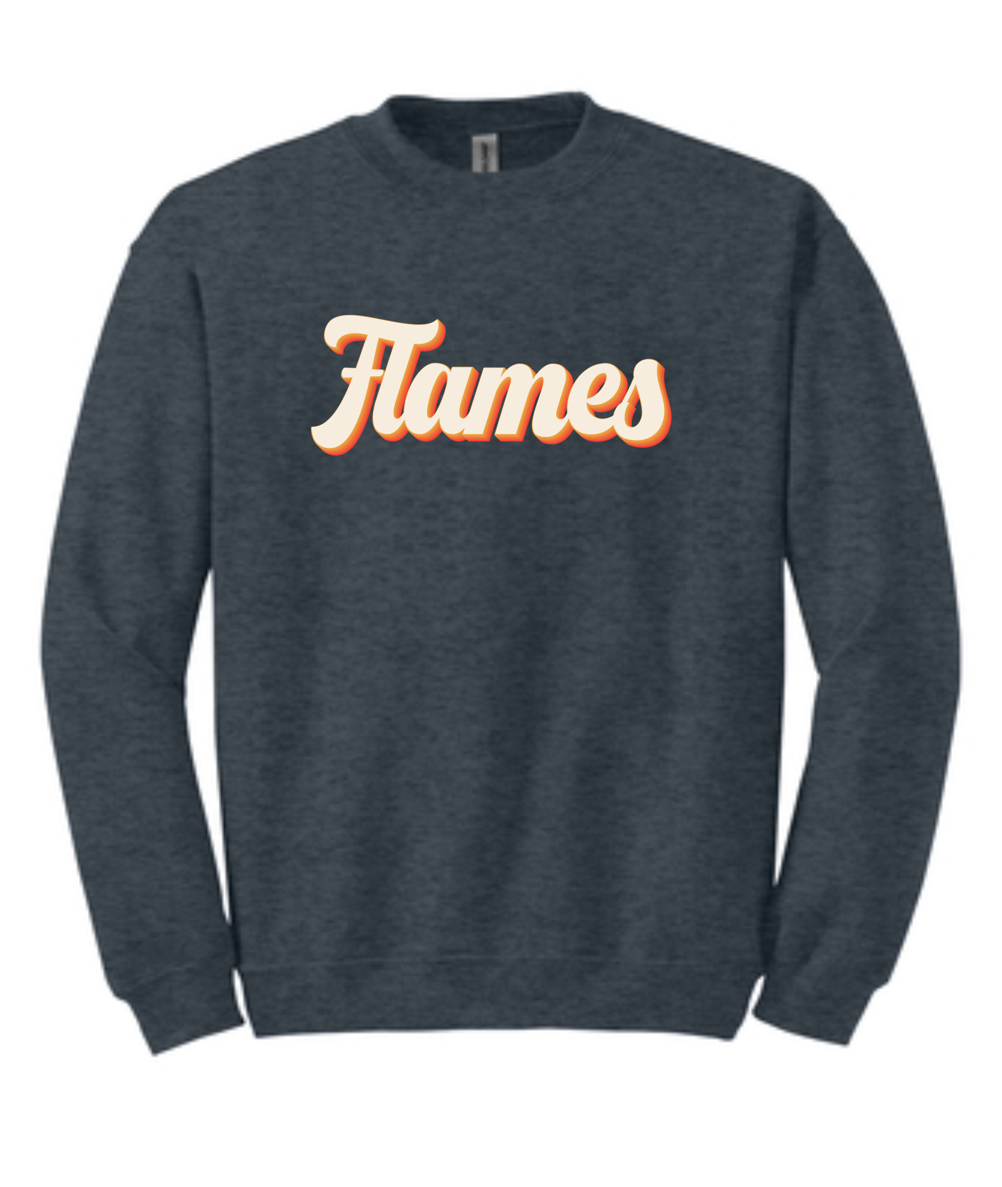Kuest Orange Flame Crewneck