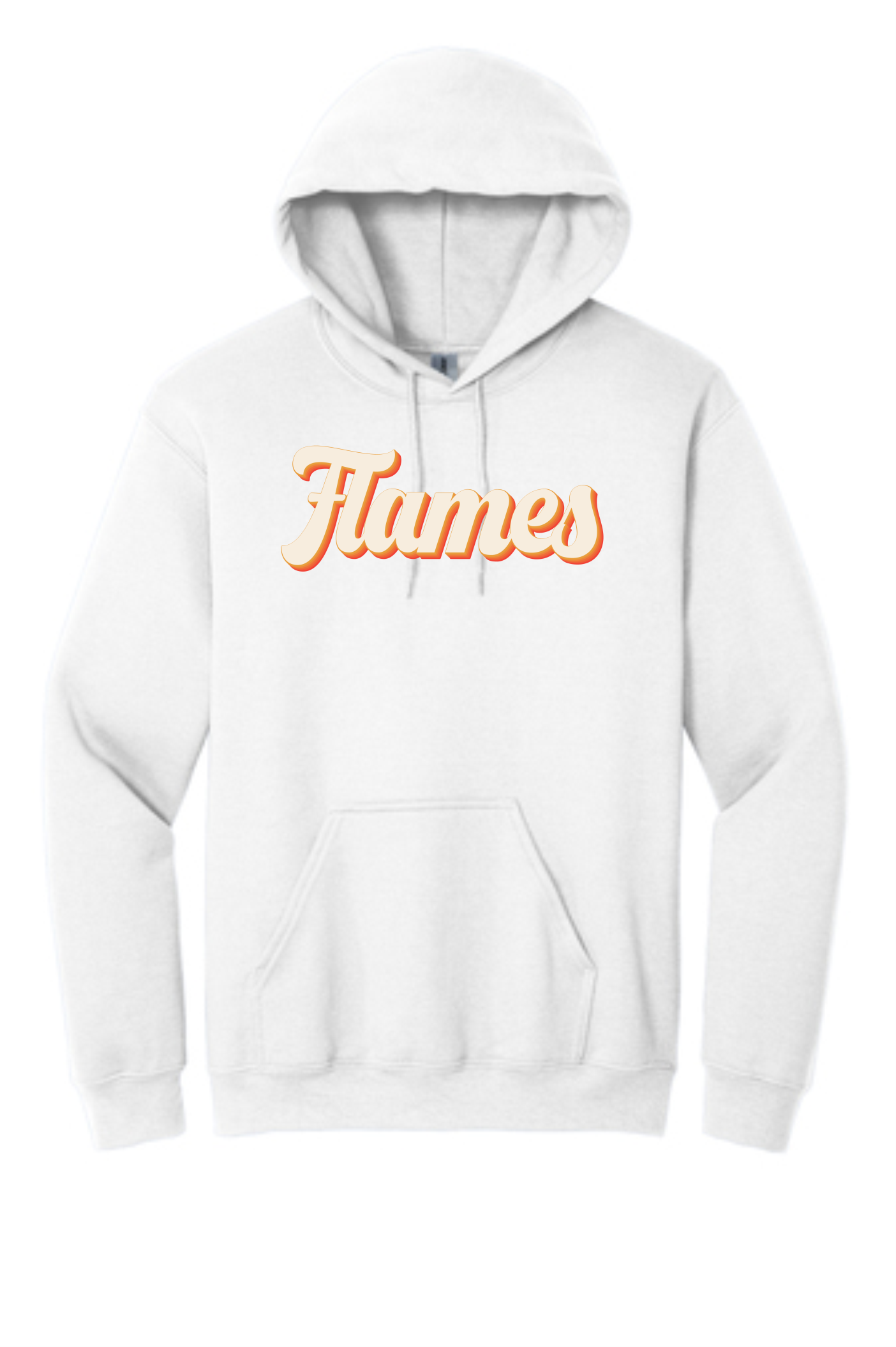 Kuest Orange Flame Hoodie