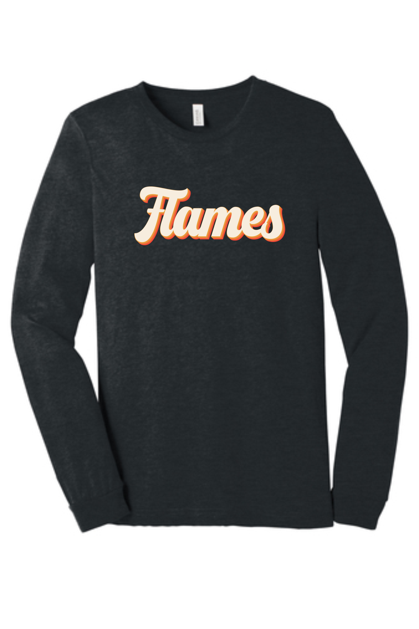 Kuest Orange Flame Long Sleeve T-Shirt