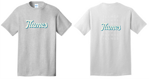 Kuest Blue Flame Academy T-Shirt w/back