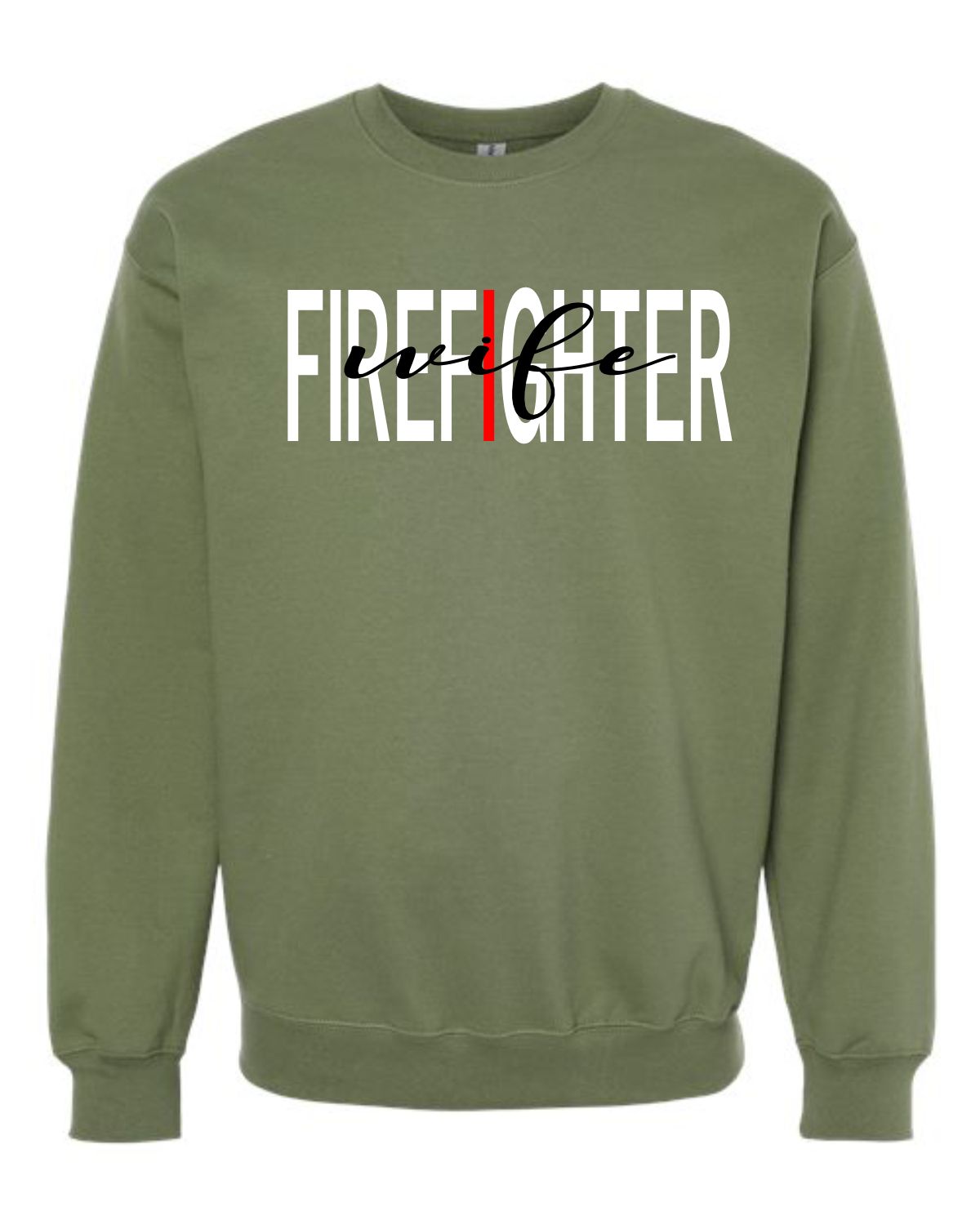Firefighter Wife Softstyle® Crewneck Sweatshirt