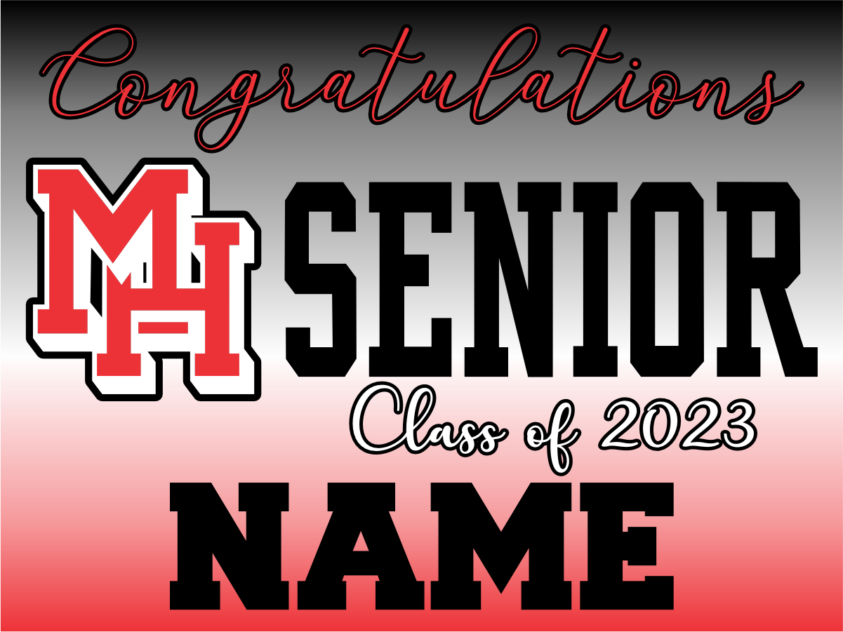 Harding Senior Yard Sign