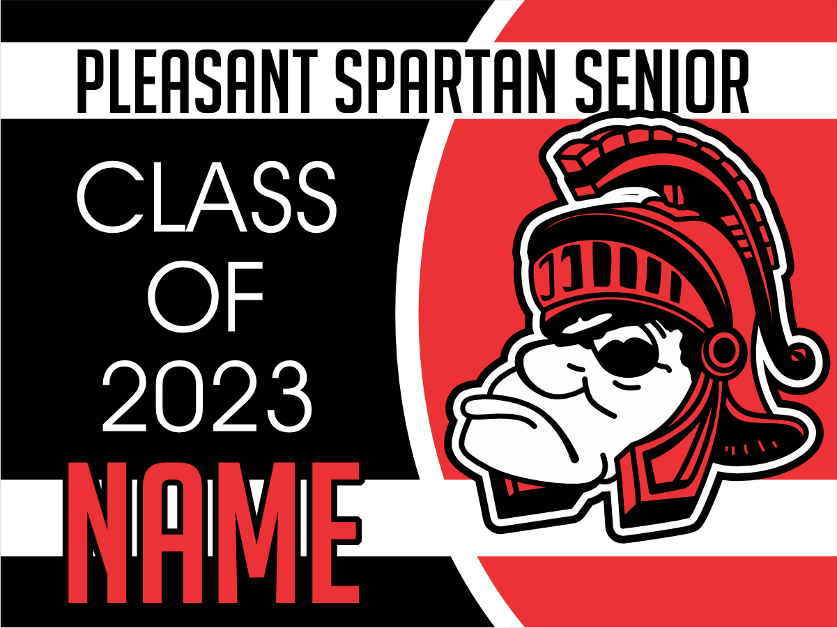Pleasant Senior Yard Sign