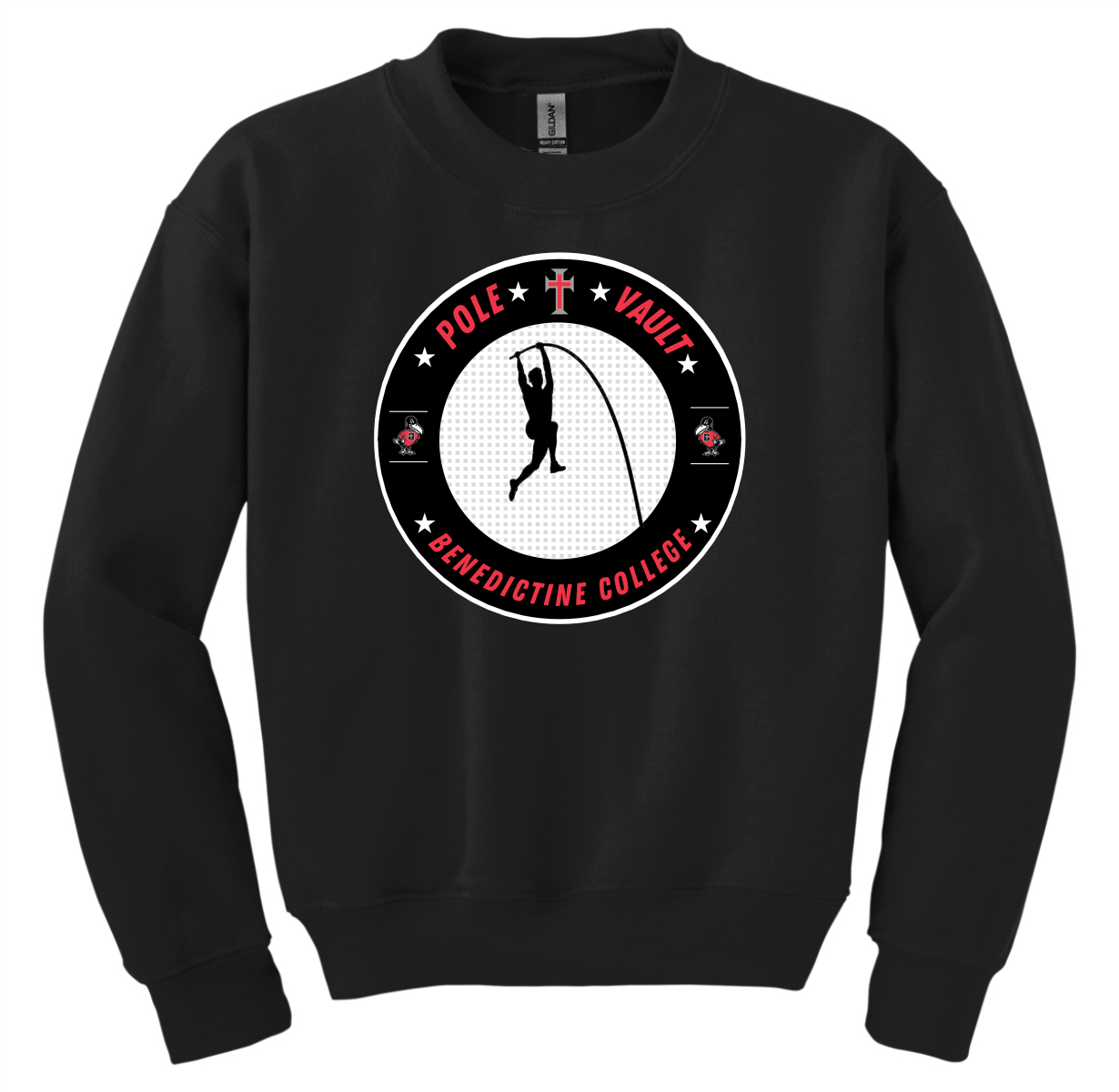 Benedictine Pole Vault CrewNeck