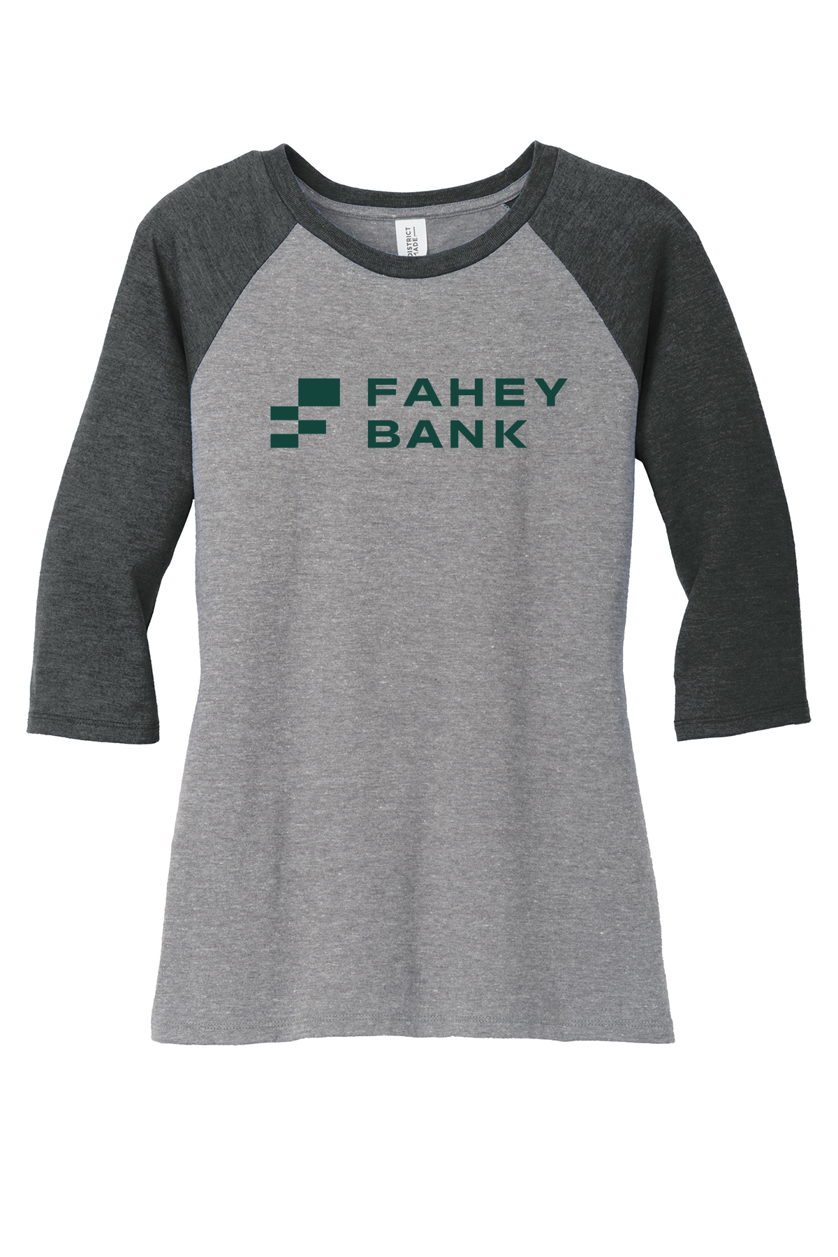 District ® Perfect Tri ® 3/4-Sleeve Raglan FAHEY Bank