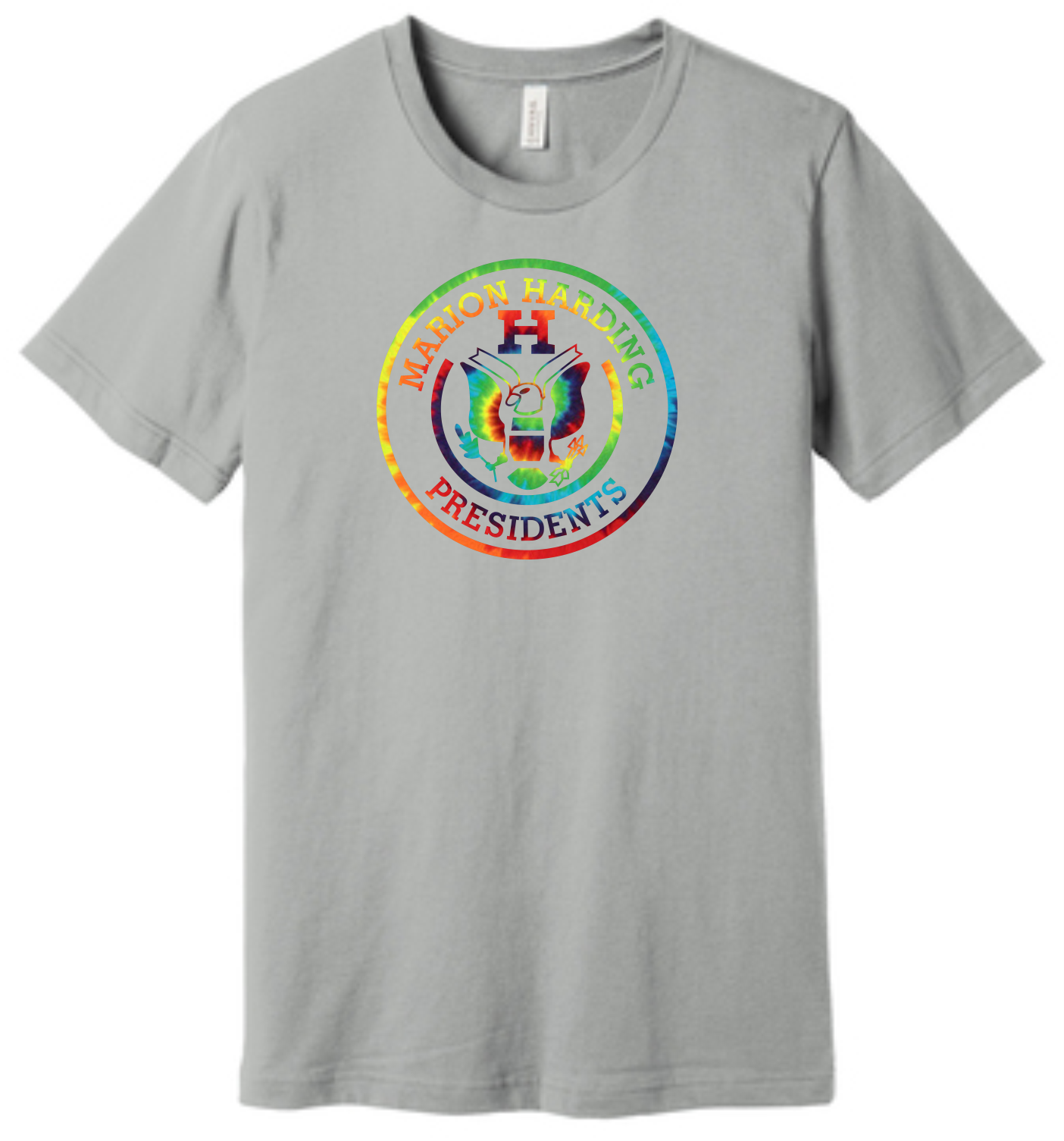 Harding Rainbow Seal Bella Canvas T-Shirt