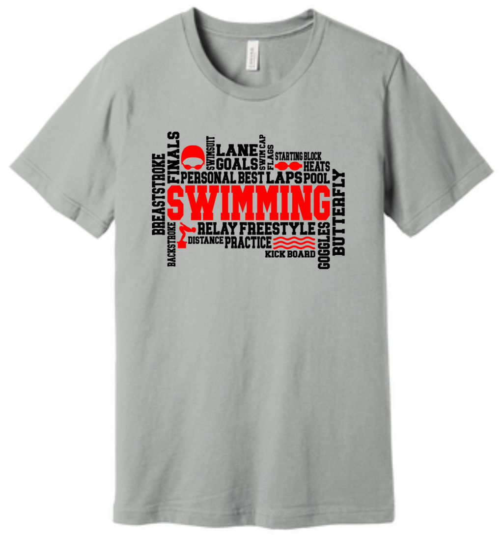 Harding Swimming Bella Canvas T-Shirt