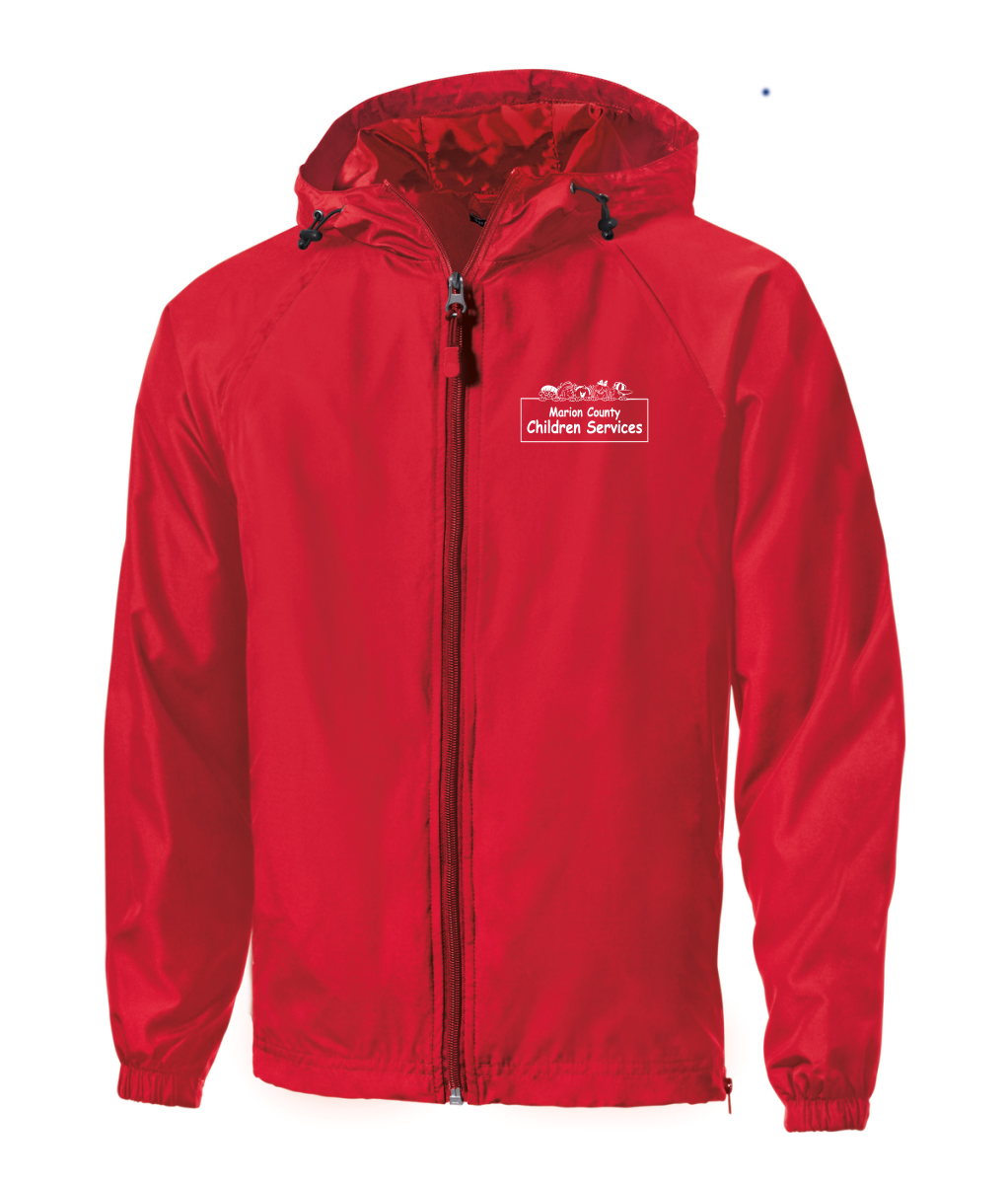 Children Services Hooded Raglan Jacket