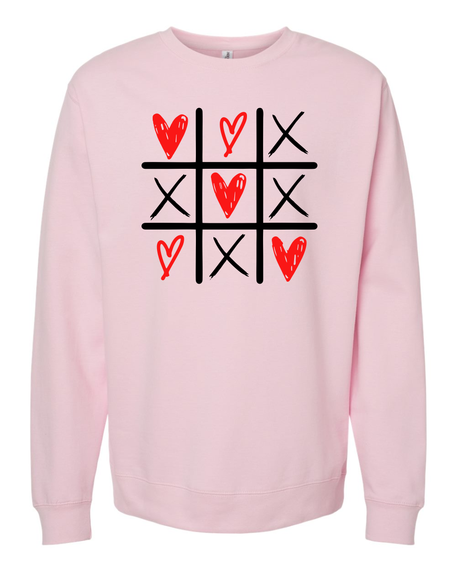 Tik Tac Toe Valentine Long Sleeve T-Shirt