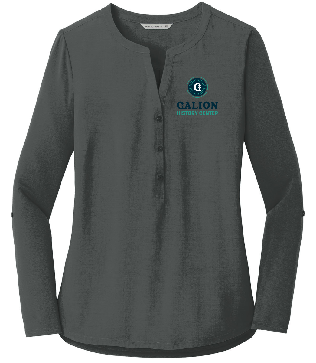 Galion History Center Ladies Henley Tunic