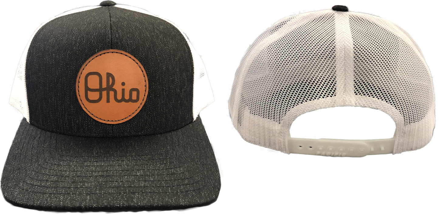 Script Ohio Hat w/Leather Patch