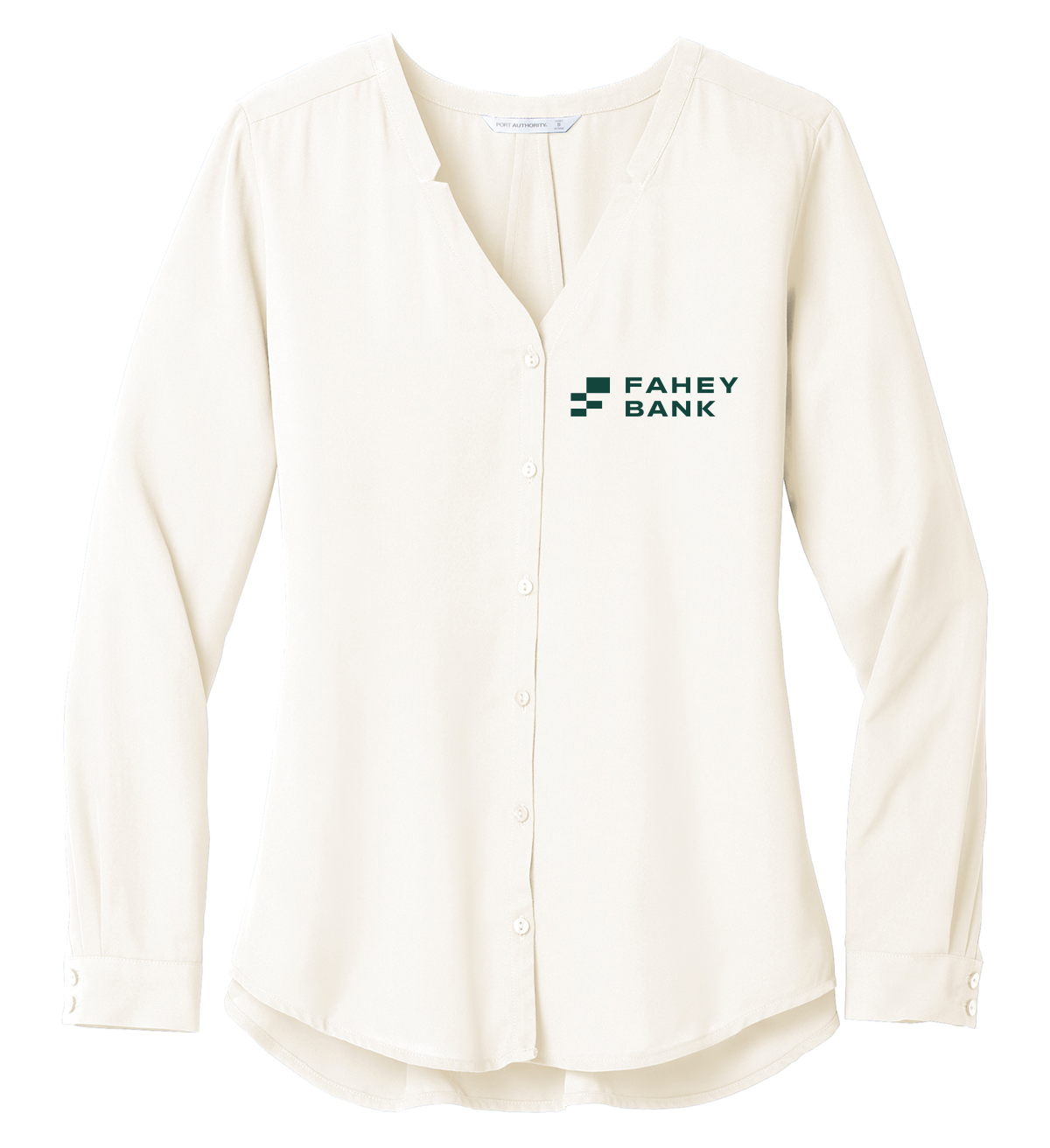 Port Authority® Ladies Long Sleeve Button-Front Blouse