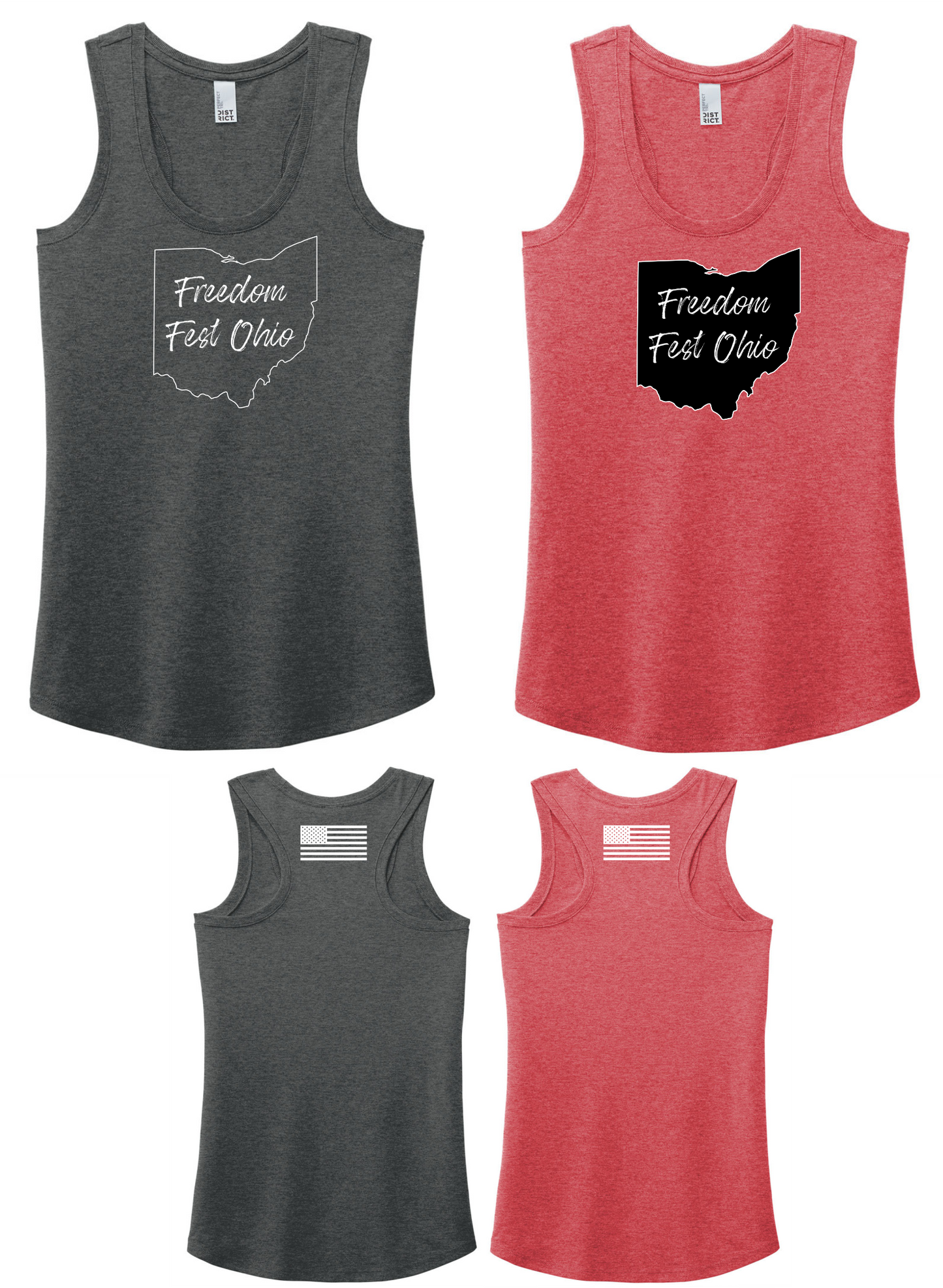Freedom Fest Ladies Tri Blend Tank