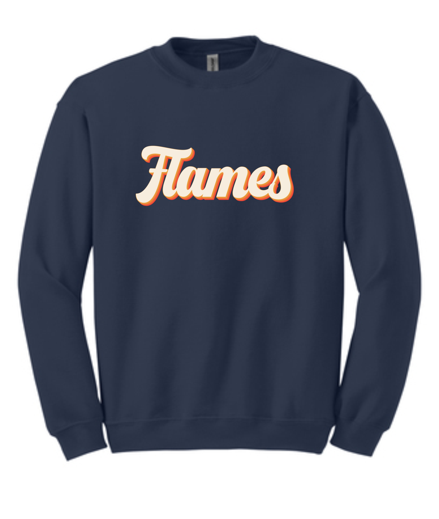 Kuest Orange Flame Crewneck