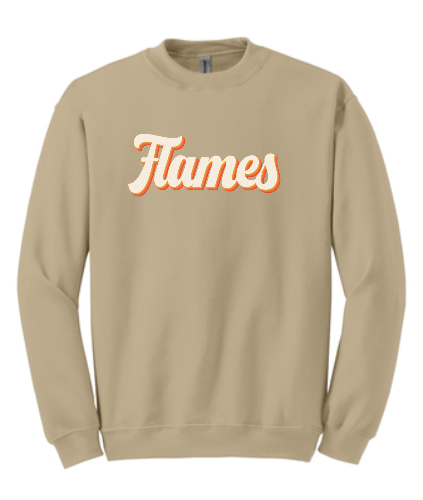 Kuest Orange Flame Crewneck