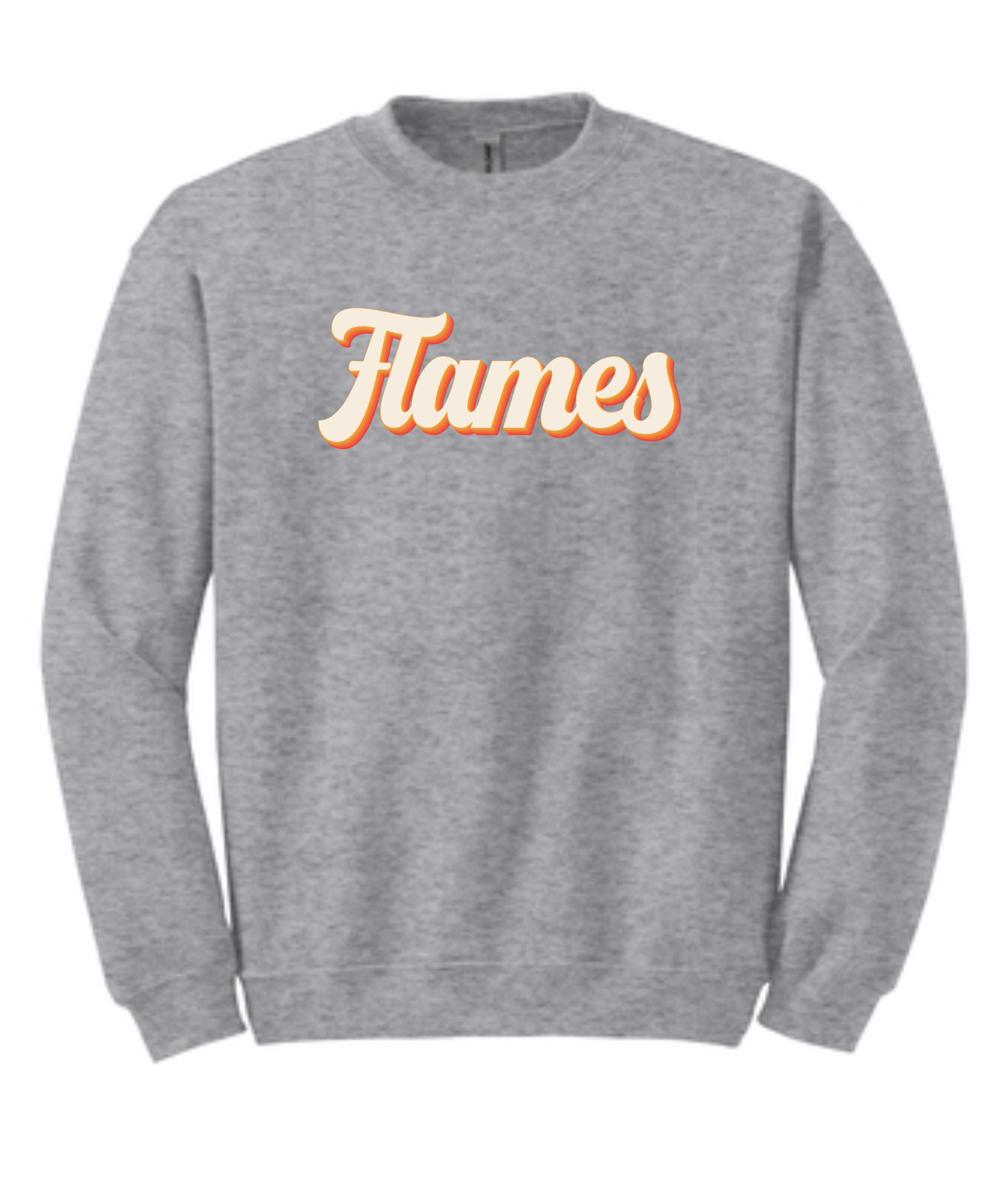 Kuest Orange Flame Crewneck
