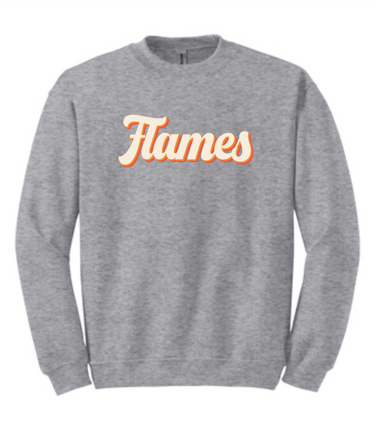 Kuest Orange Flame Crewneck