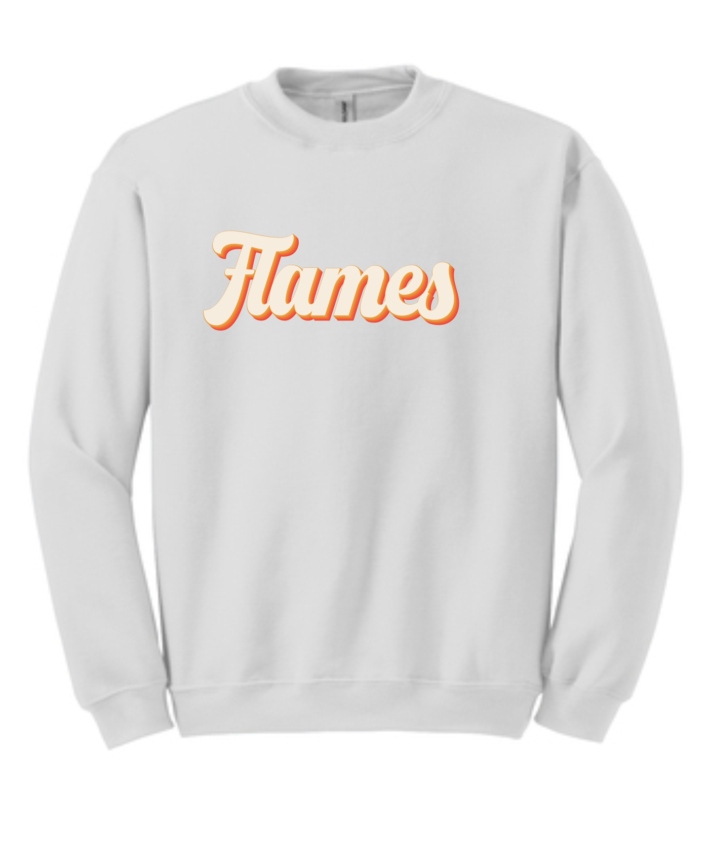 Kuest Orange Flame Crewneck