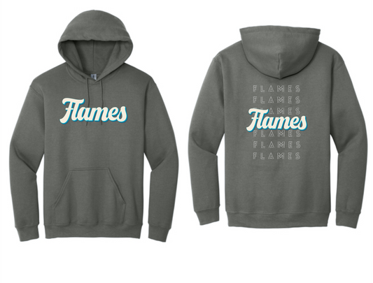 Kuest Blue Flame Hoodie w/Back