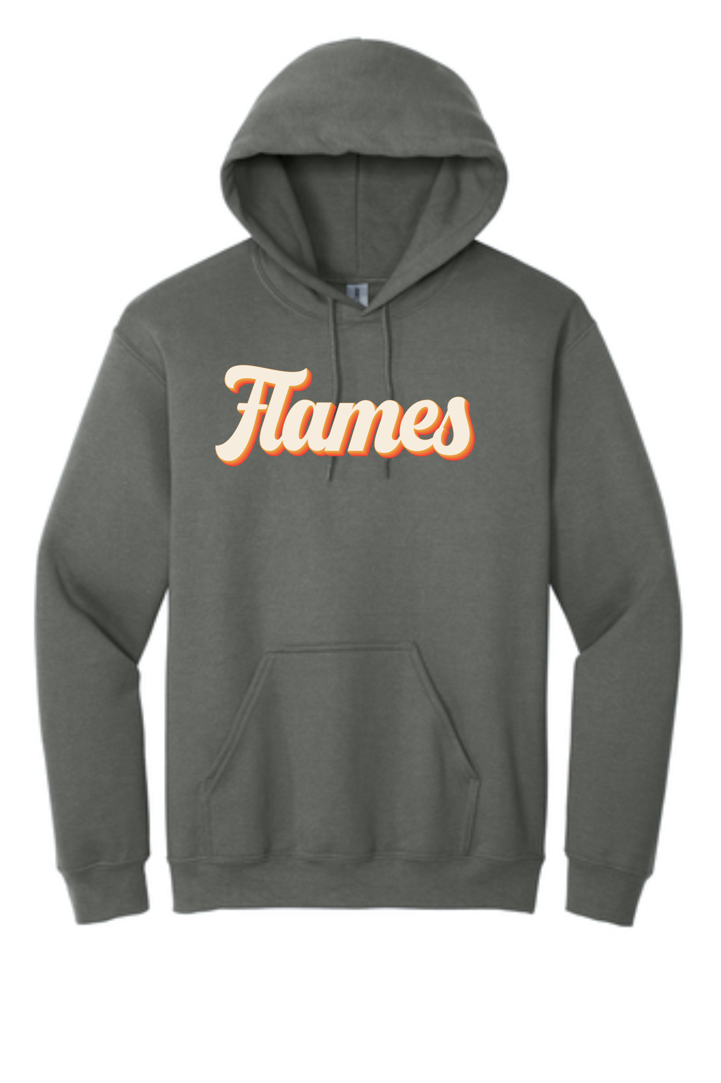 Kuest Orange Flame Hoodie