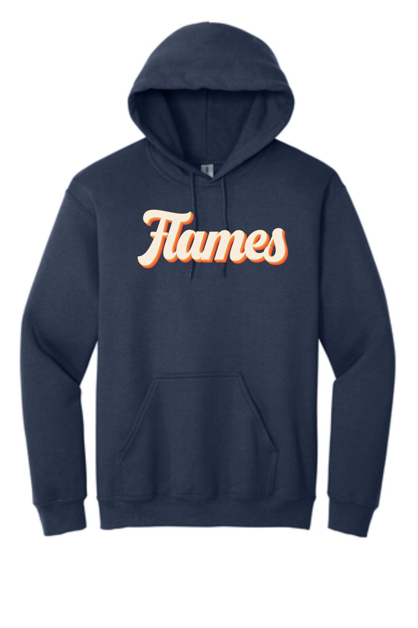 Kuest Orange Flame Hoodie