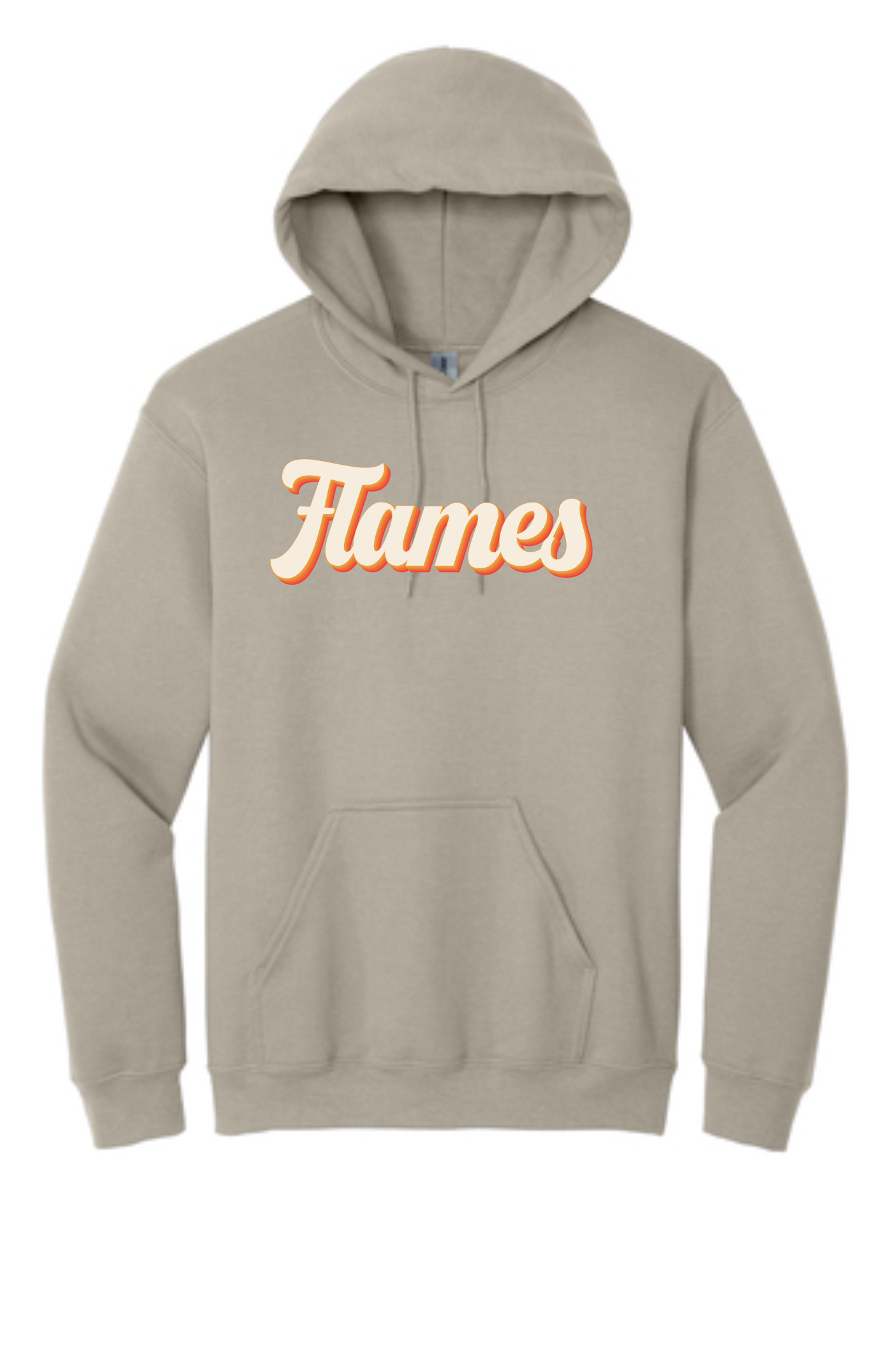 Kuest Orange Flame Hoodie
