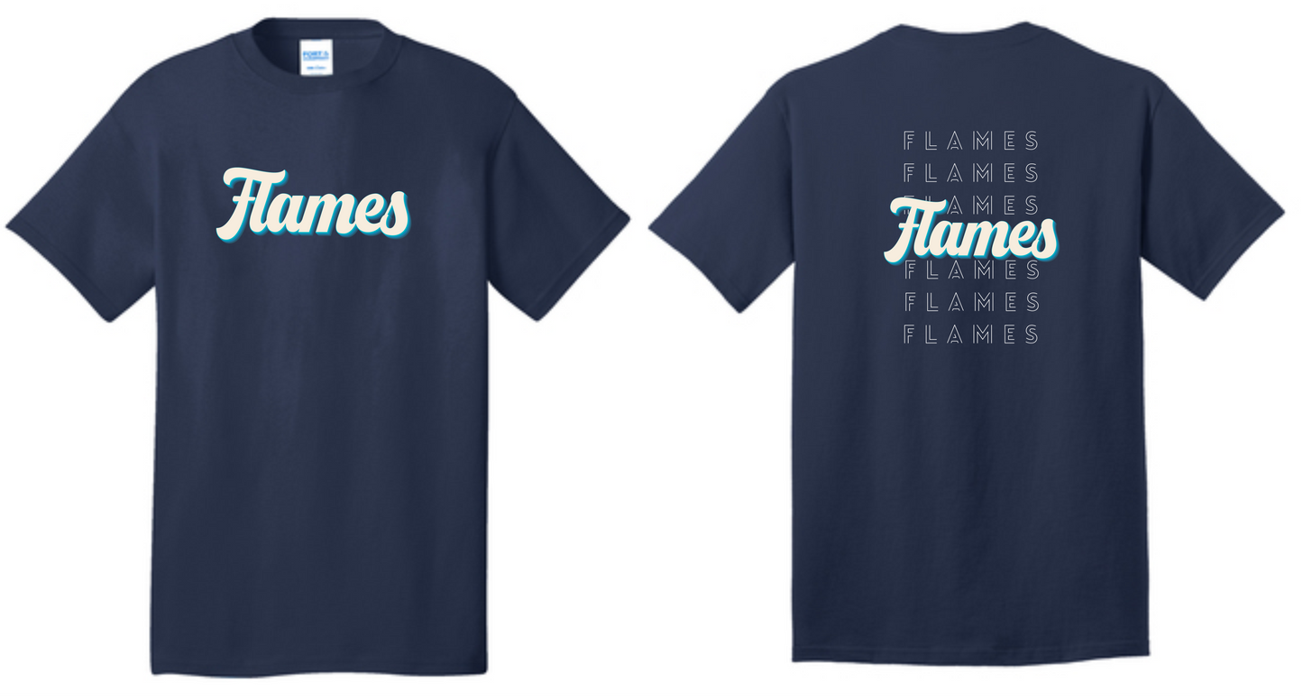 Kuest Blue Flame Academy T-Shirt w/back