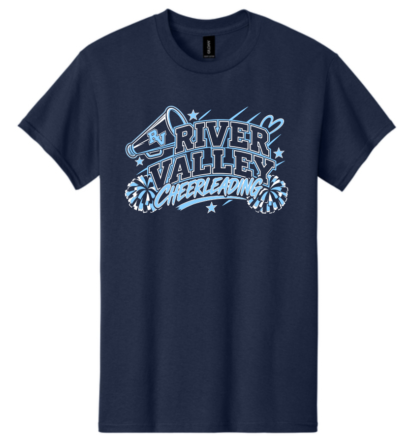 River Valley Cheer T-Shirt, Long Sleeve, Crewneck, Hoodie