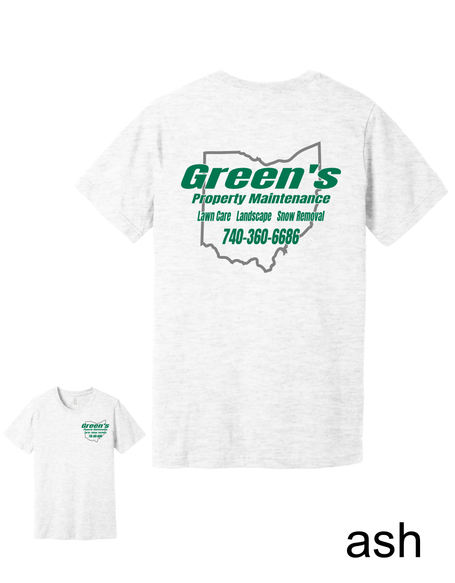 Green's Property Maintenance Bella Canvas T-Shirt