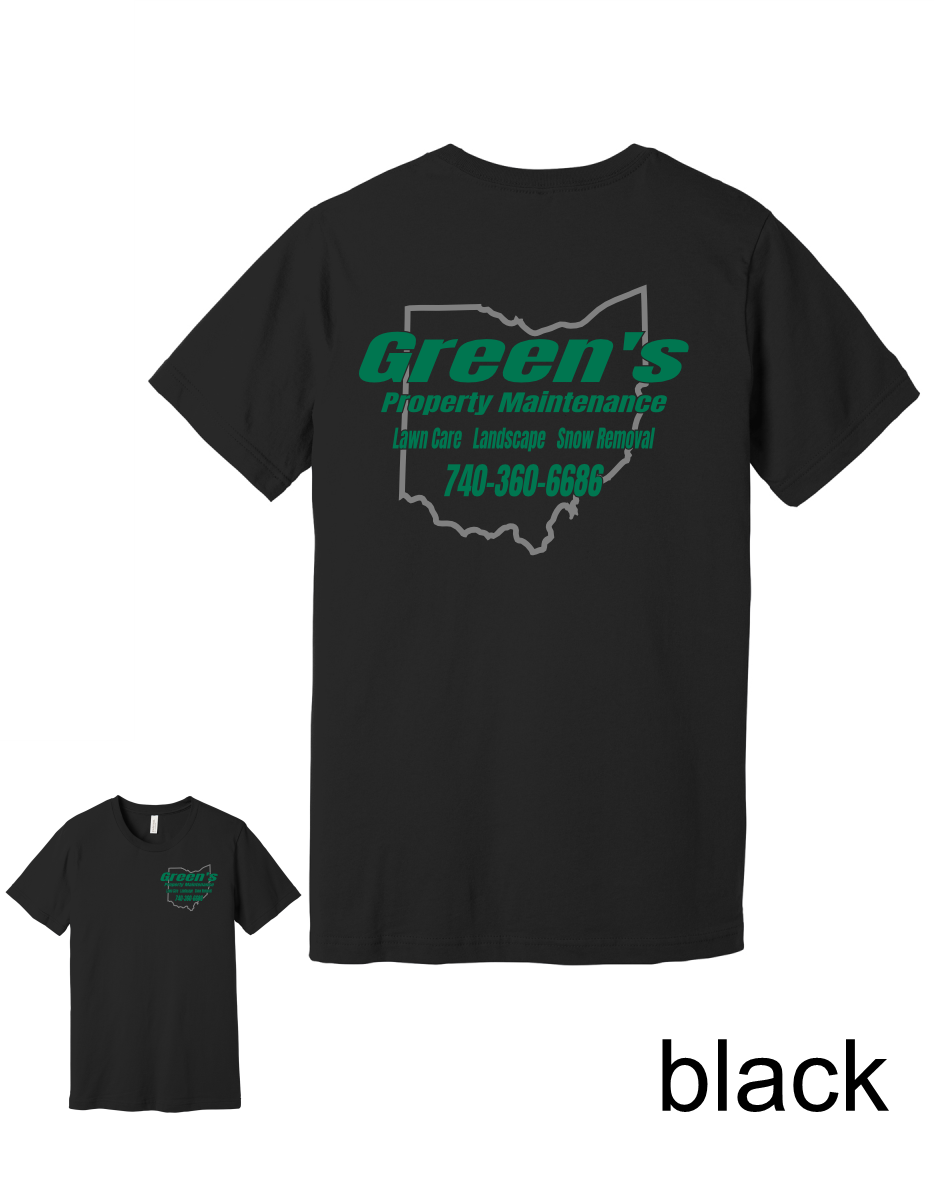 Green's Property Maintenance Bella Canvas T-Shirt