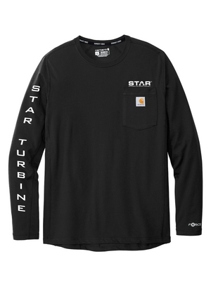 STAR Carhartt Force® Long Sleeve Pocket T-Shirt