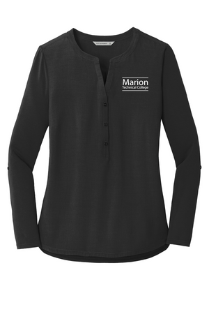 Marion Technical College Ladies Henley Tunic