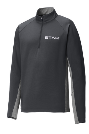 STAR Sport-Tek® Sport-Wick® Stretch Contrast 1/2-Zip Pullover