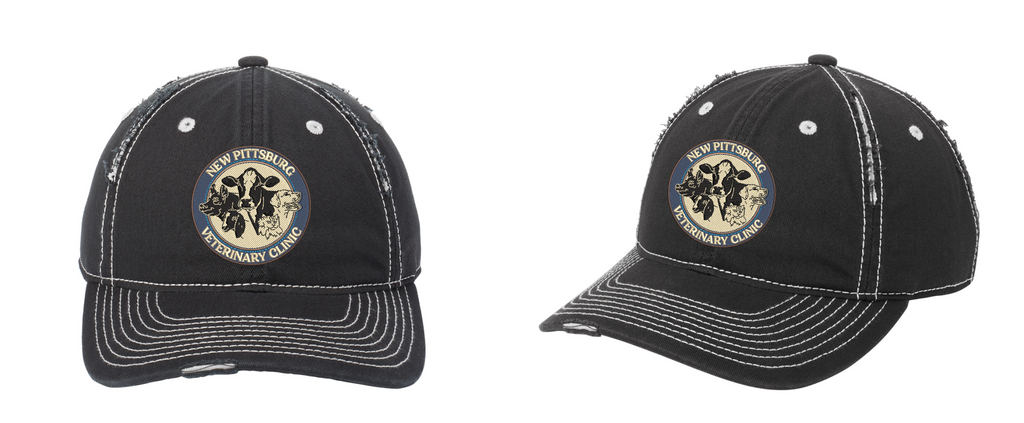 New Pitts Vet Clinic District® Rip and Distressed Cap