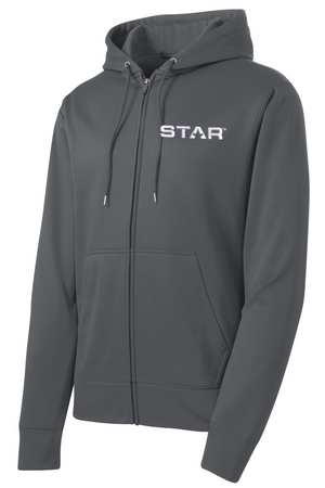 STAR Sport-Tek® Sport-Wick® Fleece Full-Zip Hooded Jacket