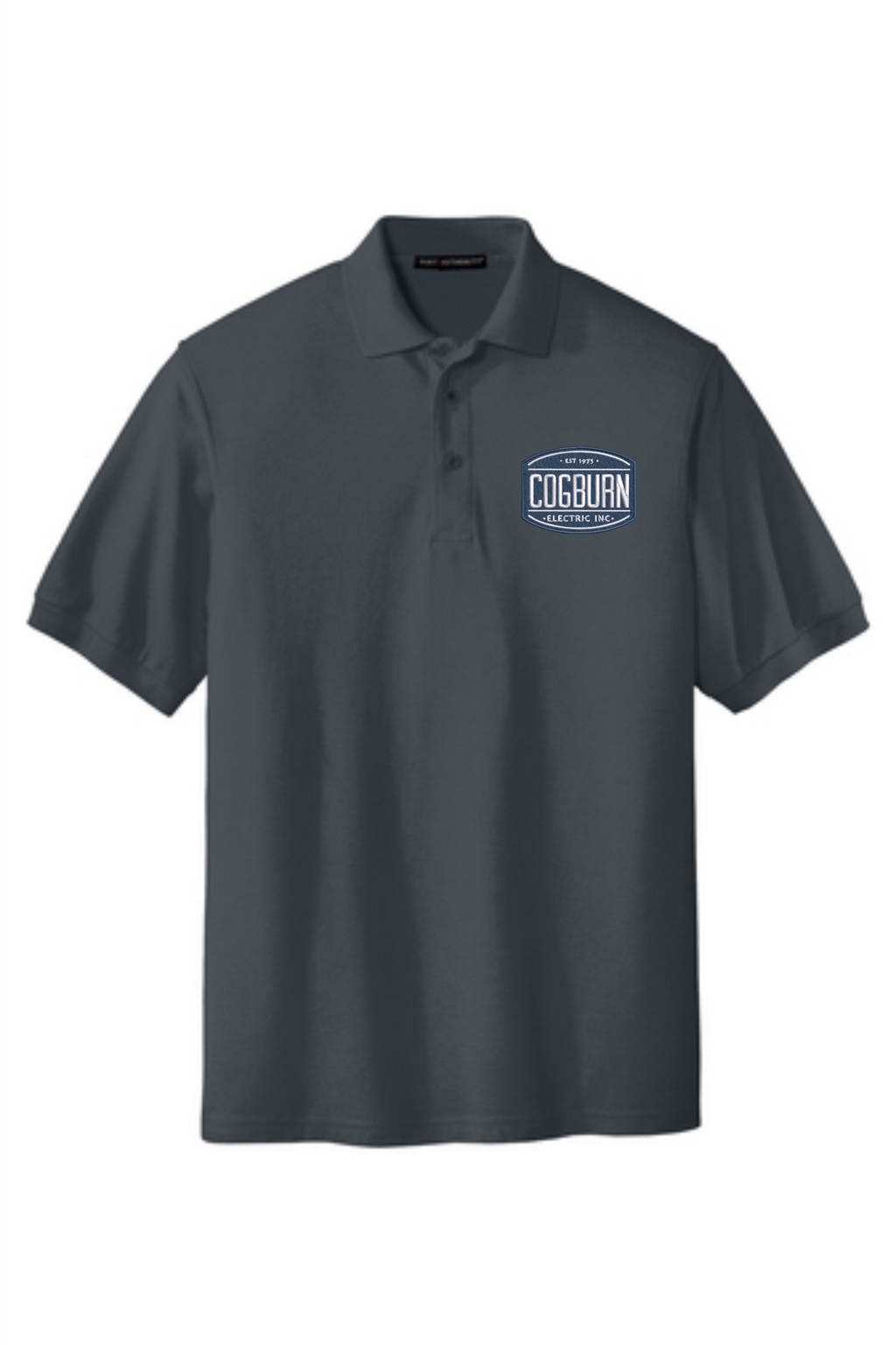 Cogburn Electric Port Authority® Adult Silk Touch™ Polo
