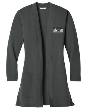 Marion Tech Ladies Concept Long Pocket Cardigan