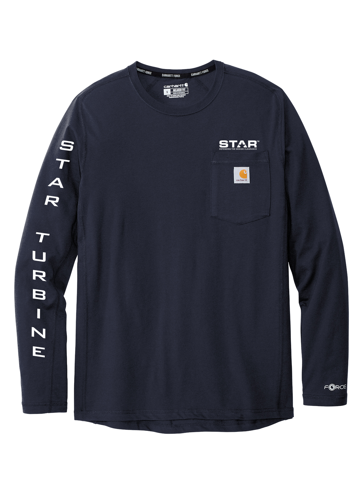 STAR Carhartt Force® Long Sleeve Pocket T-Shirt