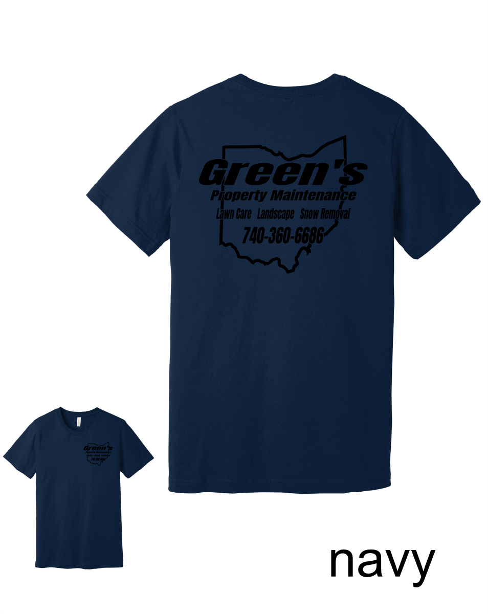 Green's Property Maintenance Bella Canvas T-Shirt