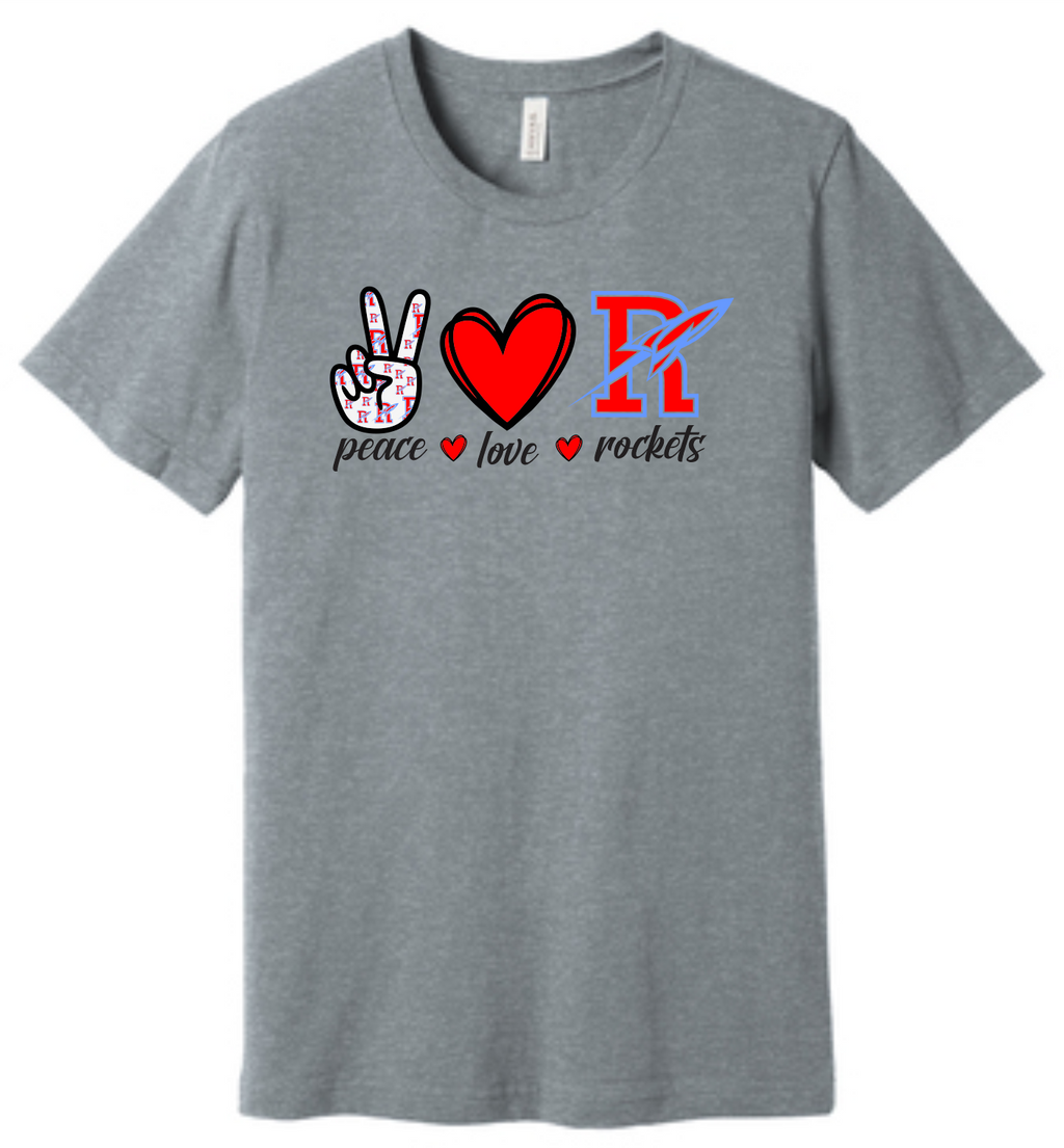 Peace, Love, Ridgedale Bella Canvas T-Shirt