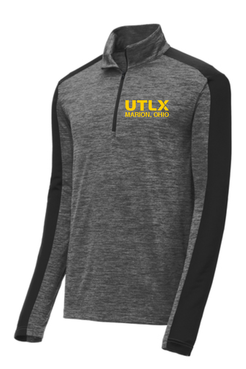 Sport-Tek® PosiCharge® Electric Heather Colorblock 1/4-Zip Pullover (UTLX)