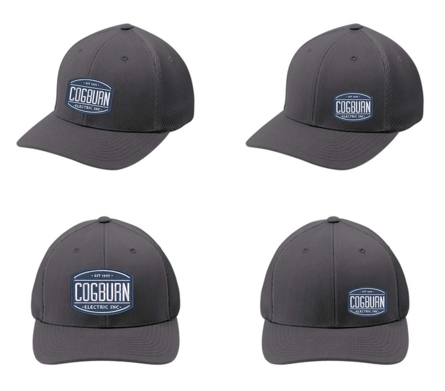 Cogburn Electric Sport-Tek ® Flexfit ® Air Mesh Back Cap