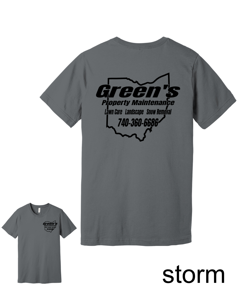 Green's Property Maintenance Bella Canvas T-Shirt