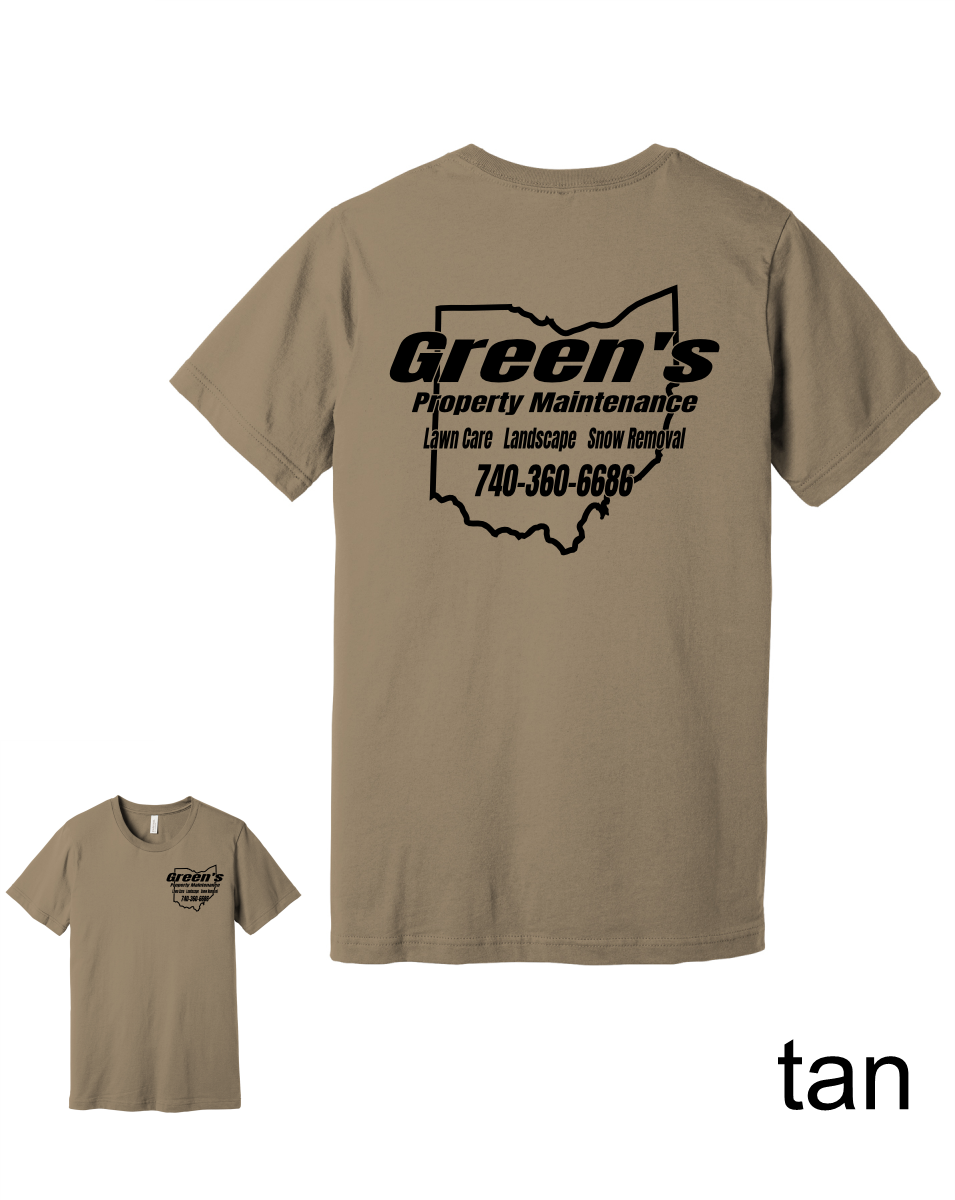 Green's Property Maintenance Bella Canvas T-Shirt