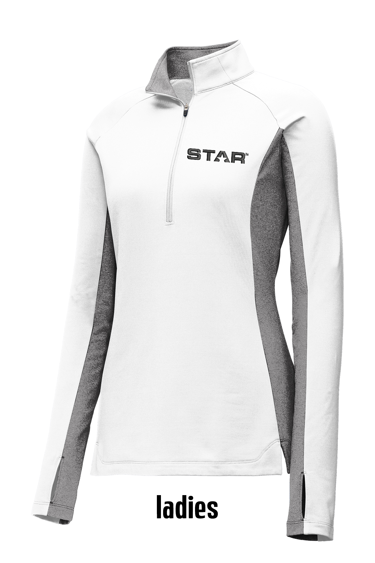 STAR Sport-Tek® Sport-Wick® Stretch Contrast 1/2-Zip Pullover