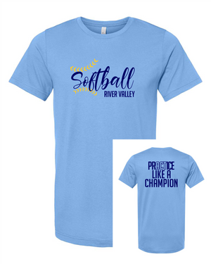 River Valley Softball Bella Canvas Triblend