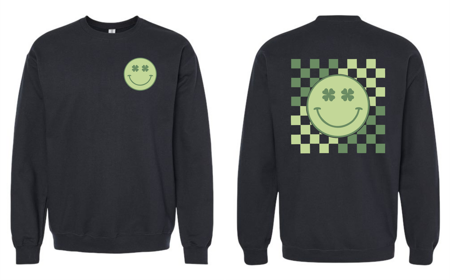 Checkered Me Lucky Crewneck