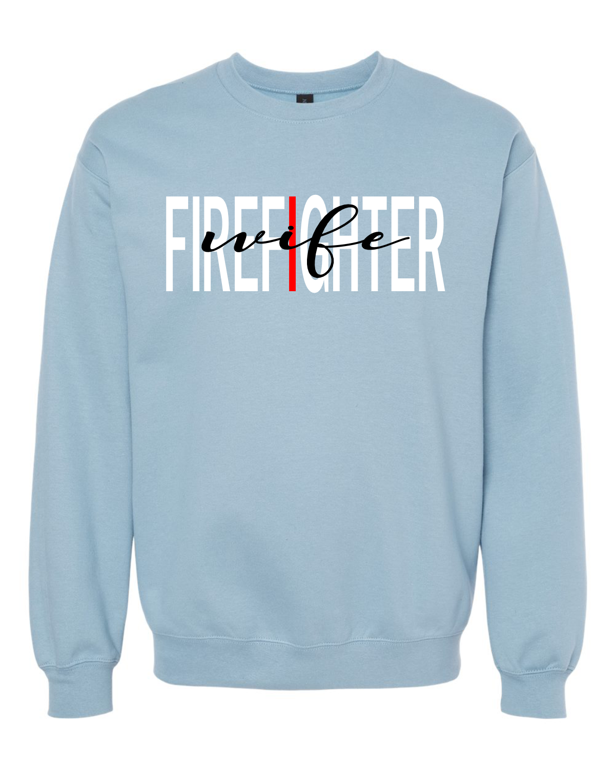 Firefighter Wife Softstyle® Crewneck Sweatshirt