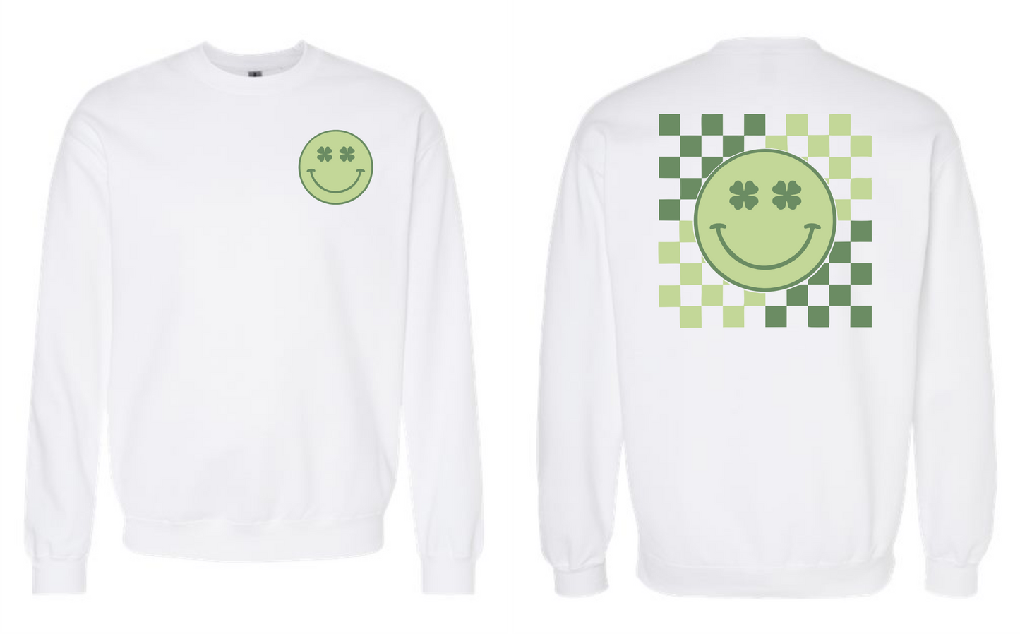 Checkered Me Lucky Crewneck