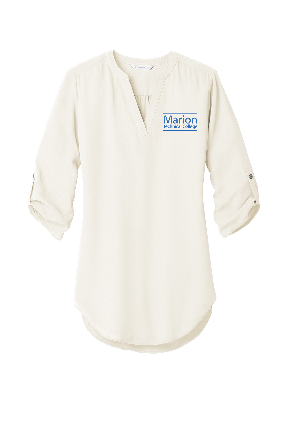 Marion Tech Ladies 3/4-Sleeve Tunic Blouse